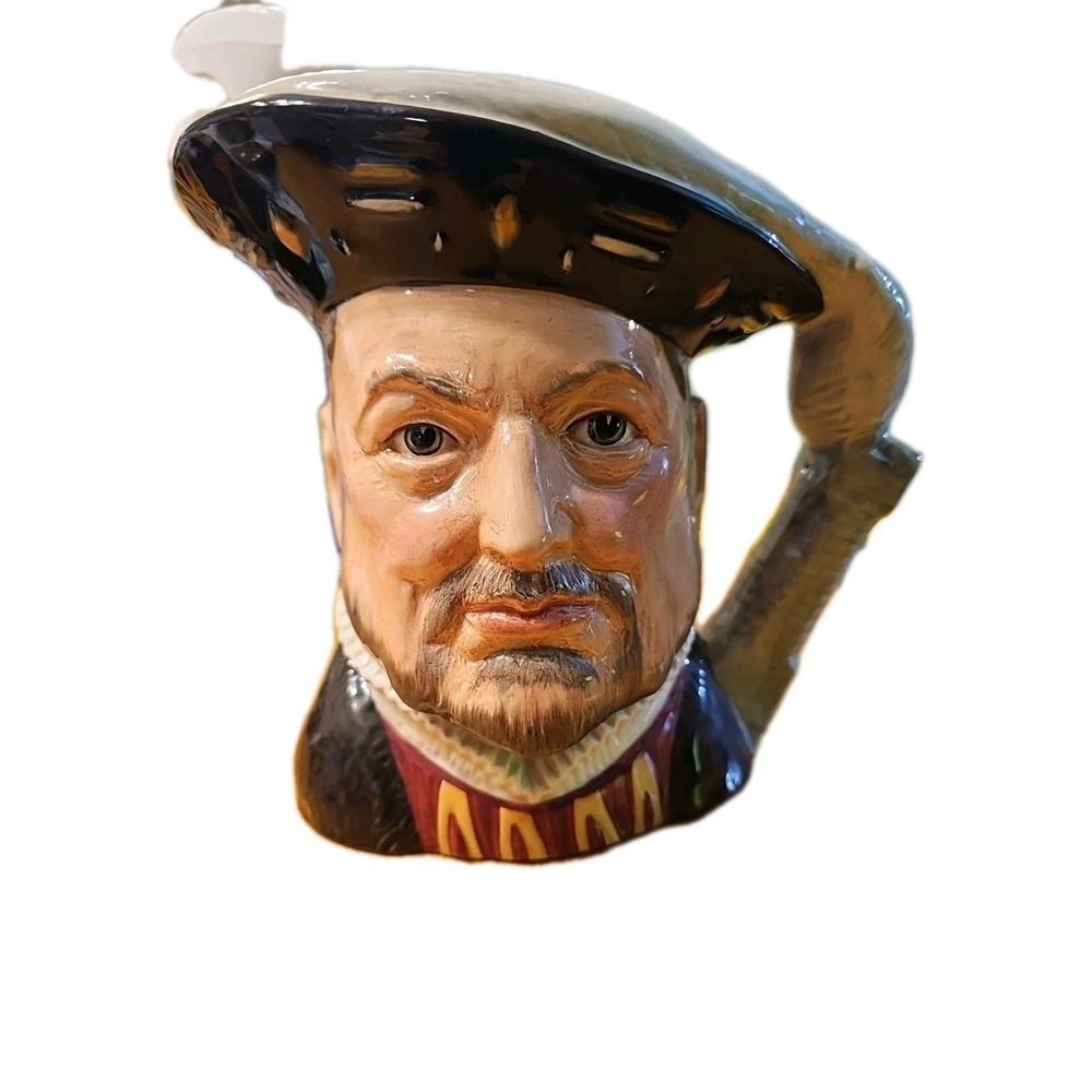 Royal Doulton Henry VIII Character Jug D6642 Large Toby Jug Eric‎ Griffiths 1975